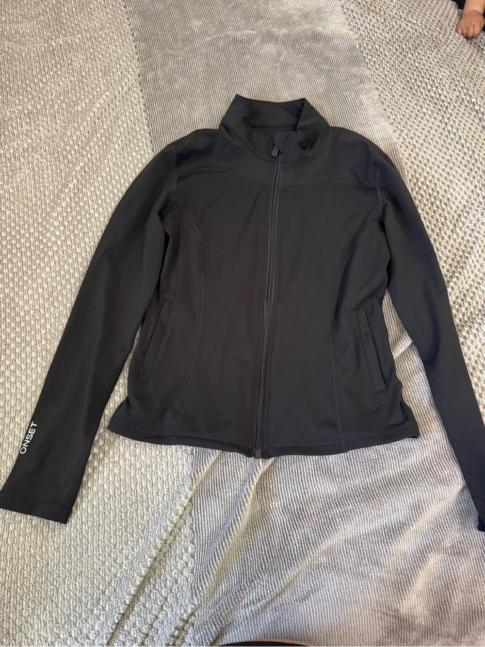 Onset Black Women's active Full-Zip Jacket -